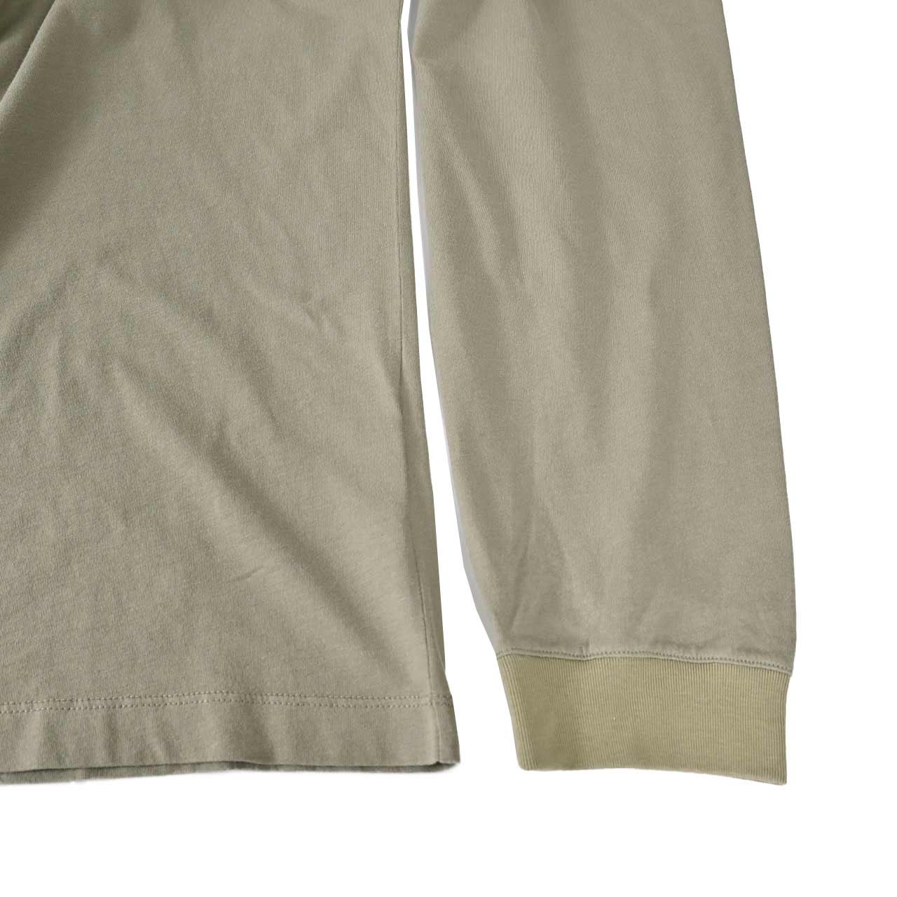 モンクレール MONCLER クルーネック長袖Tシャツ 8C01128 8390Y 880 グリーン メンズ 【ラスト1点 Lサイズ】
