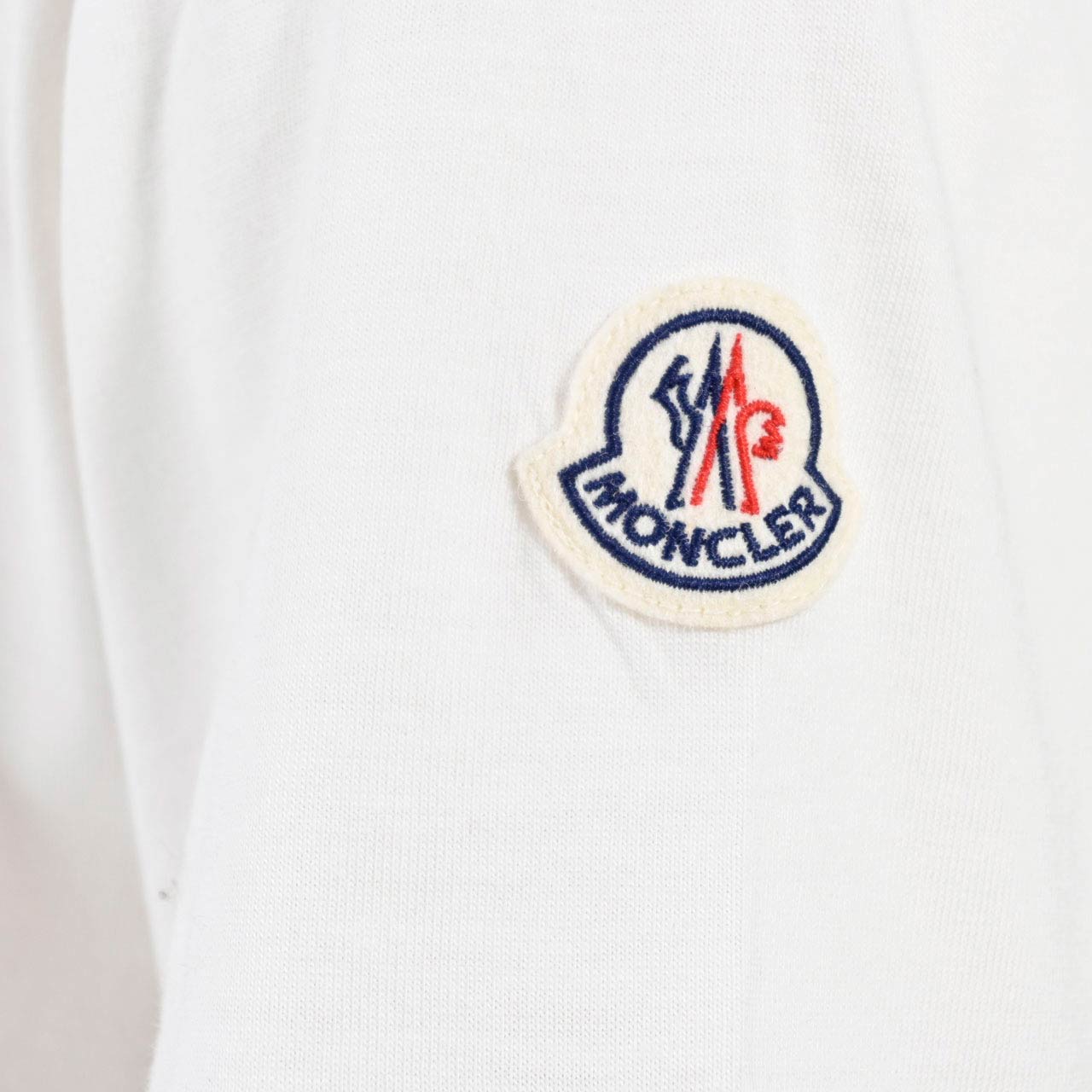 モンクレール MONCLER クルーネック半袖Tシャツ 8C0017 8390T 001 ホワイト メンズ 【ラスト1点 Lサイズ】