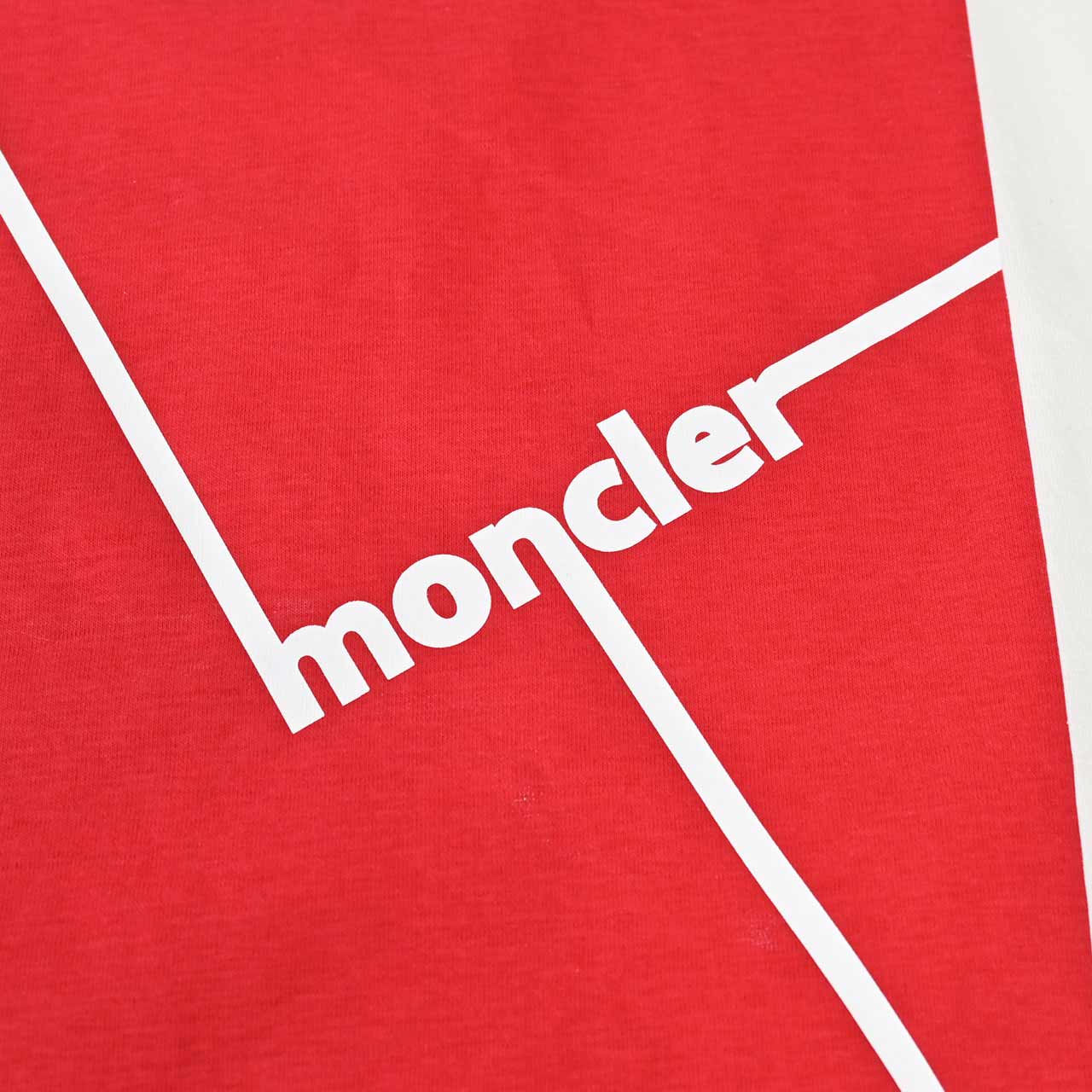 モンクレール MONCLER クルーネック半袖Tシャツ 8C0017 8390T 001 ホワイト メンズ 【ラスト1点 Lサイズ】
