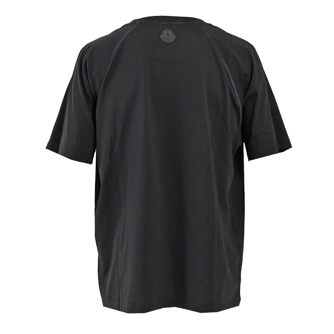 モンクレール MONCLER クルーネック半袖Tシャツ 8C01112 8390Y 999 ブラック メンズ 【ラスト1点 Lサイズ】