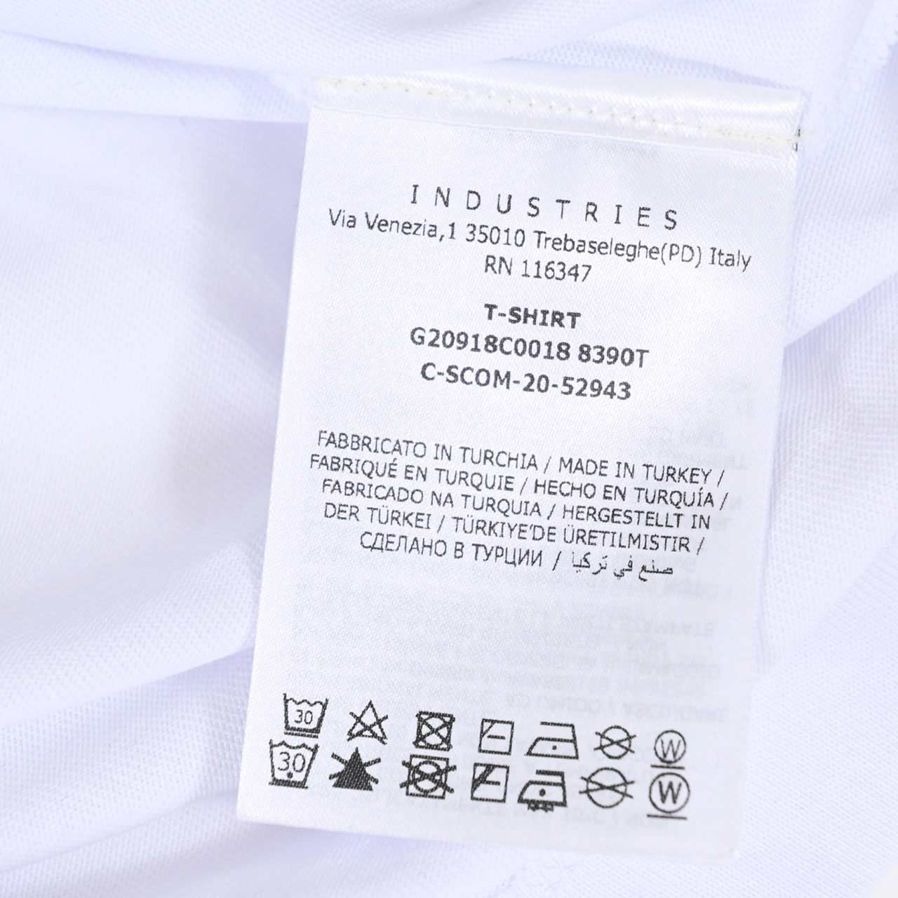 モンクレール MONCLER クルーネック半袖Tシャツ 8C0010 8390T 002 ホワイト レディース 【ラスト1点 Sサイズ】