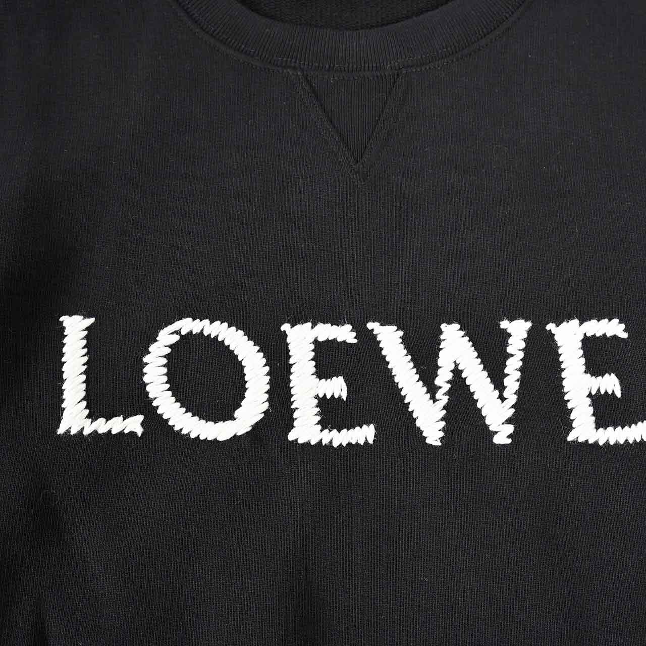 ロエベ LOEWE スウェットトレーナー H526Y24J26 1100 ブラック メンズ