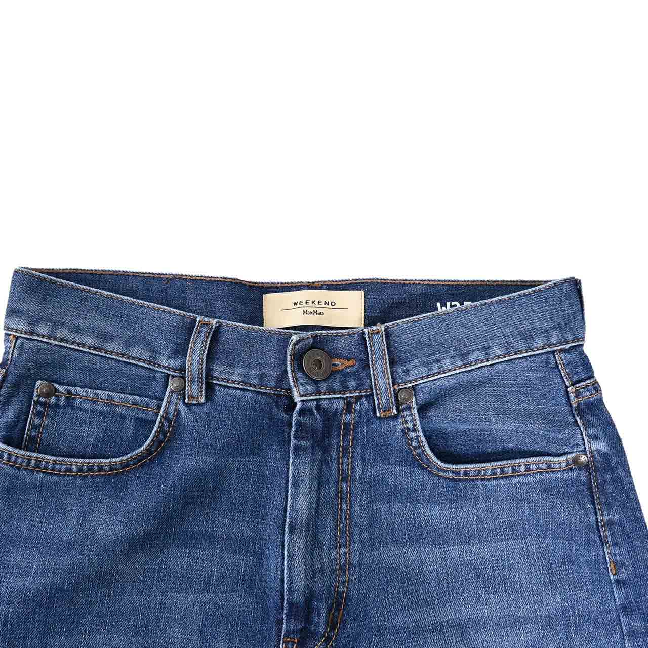 ウィークエンド マックスマーラ WEEKEND MAXMARA デニムパンツ CAPRILE 5186051600 008 ブルー 2025AW レディース 【再入荷なし 在庫限り】 【プライスダウン】