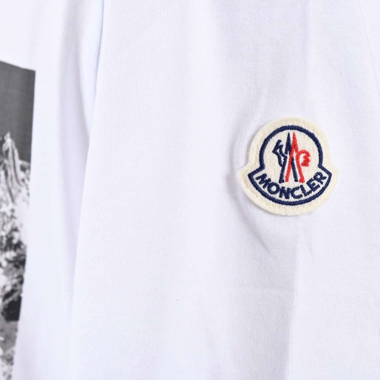 モンクレール MONCLER Tシャツ 8048350 8390T 001 ホワイト メンズ 【ラスト1点 XSサイズ】 【プライスダウン】