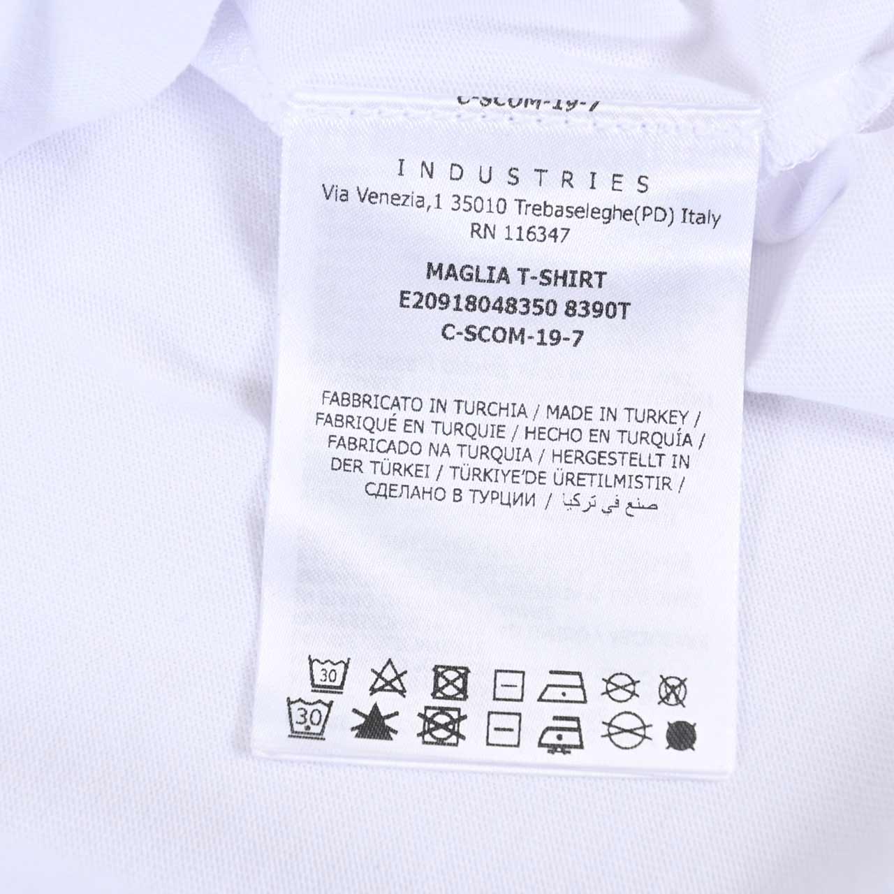 モンクレール MONCLER Tシャツ 8048350 8390T 001 ホワイト メンズ 【ラスト1点 XSサイズ】 【プライスダウン】