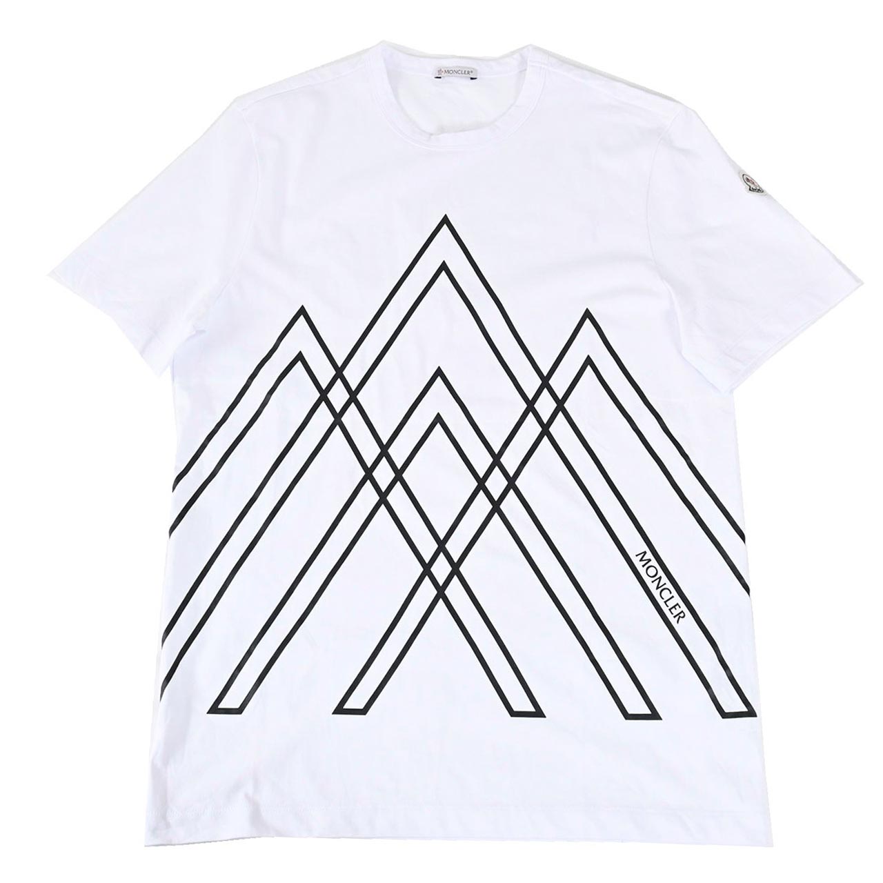 モンクレール MONCLER Tシャツ 8C00009 8390T 001 ホワイト メンズ