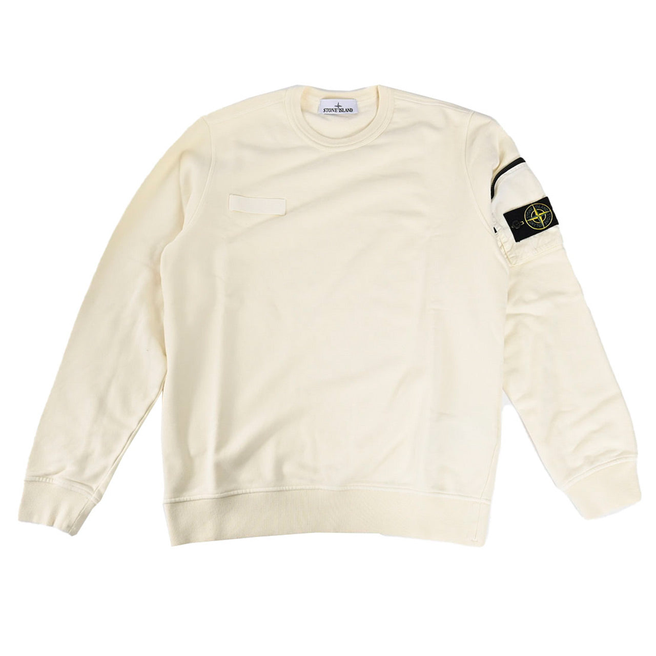 ストーン アイランド STONE ISLAND トレーナー 156100003 S0123 V0093 クリーム 2025SS メンズ 【ラスト1点 Mサイズ】 【プライスダウン】