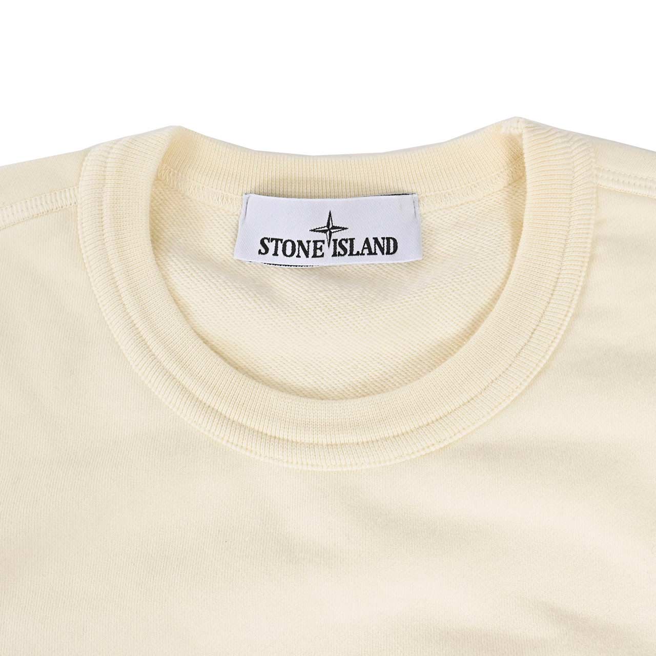 ストーン アイランド STONE ISLAND トレーナー 156100003 S0123 V0093 クリーム 2025SS メンズ 【ラスト1点 Mサイズ】 【プライスダウン】