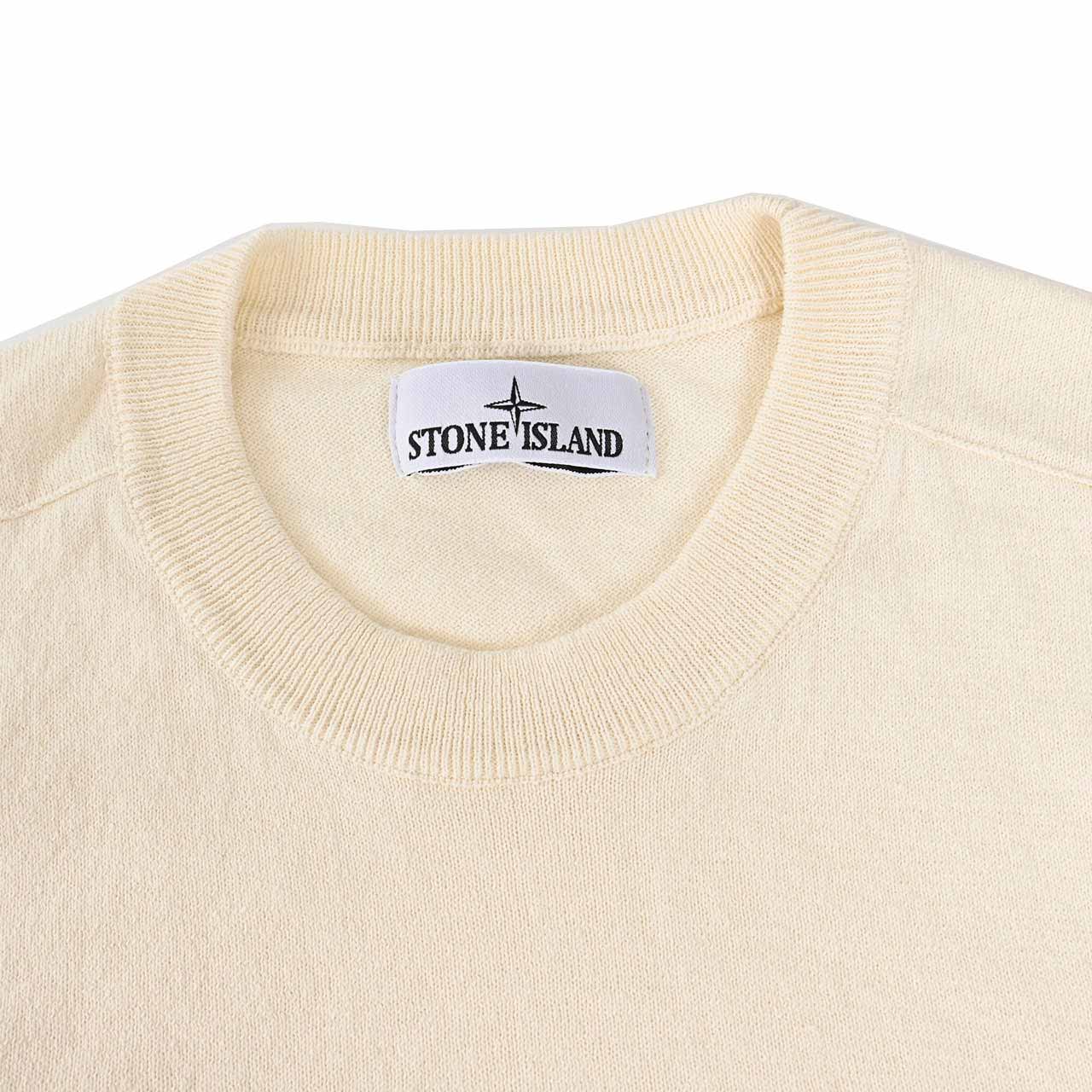 ストーン アイランド STONE ISLAND ニット 155100062 S00B9 V0093 クリーム 2025SS メンズ
