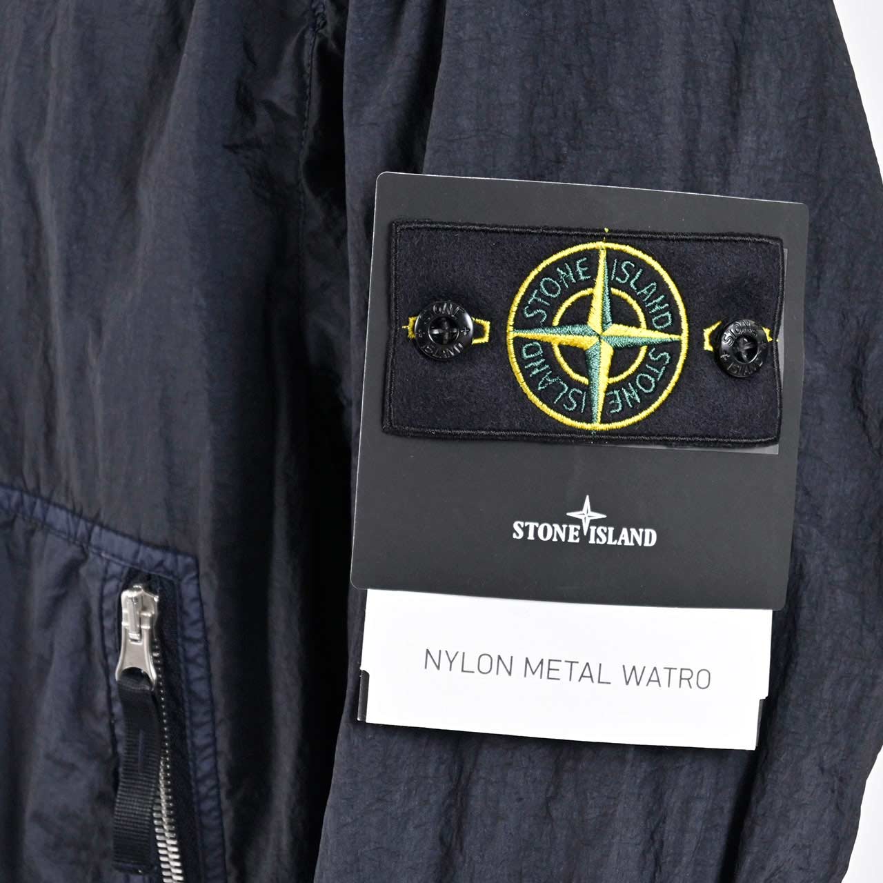 ストーン アイランド STONE ISLAND ナイロンジャケット 154100019 S0020 V0020ブラック 2025SS メンズ 【プライスダウン】