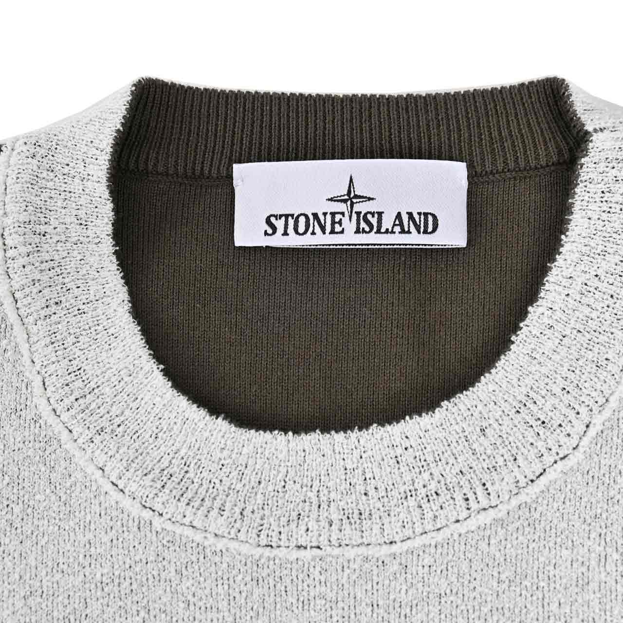 ストーン アイランド STONE ISLAND ニット 155100021 S00D9 V0093 ホワイト 2025SS メンズ