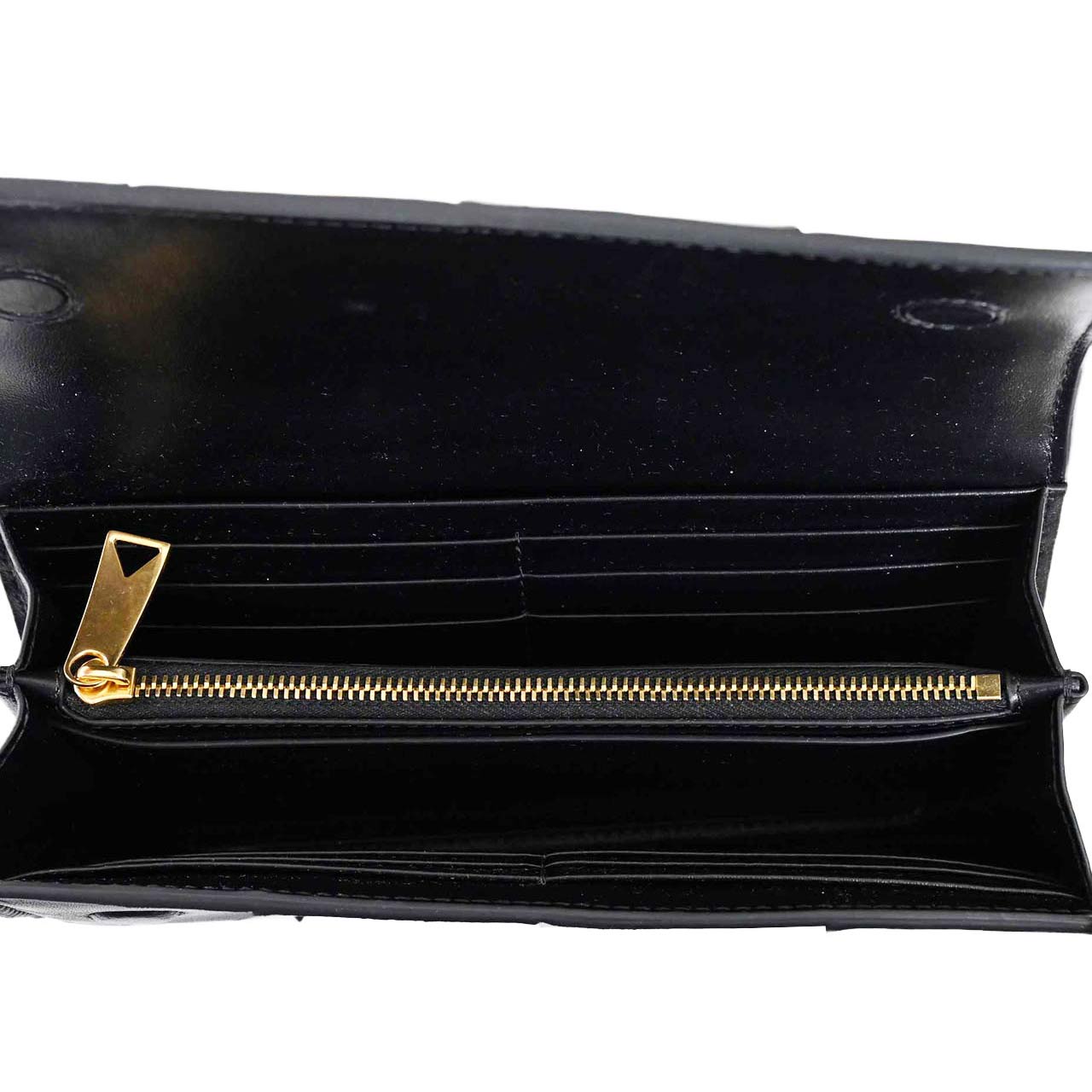 ボッテガ ヴェネタ BOTTEGA VENETA 長財布 814661 VCQC4 8425 ブラック メンズ