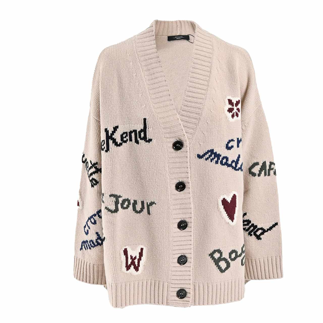 ウィークエンド マックスマーラ WEEKEND MAXMARA カーディガン BELGIO 5346082600 005 クリーム 2025AW レディース 【再入荷なし 在庫限り】