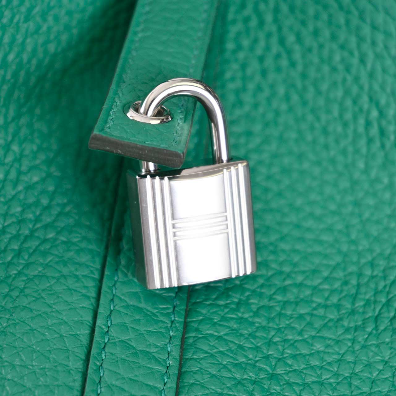 エルメス HERMES バッグ ピコタンPM トリヨンクレマンス GR SV金具 K刻印 レディース