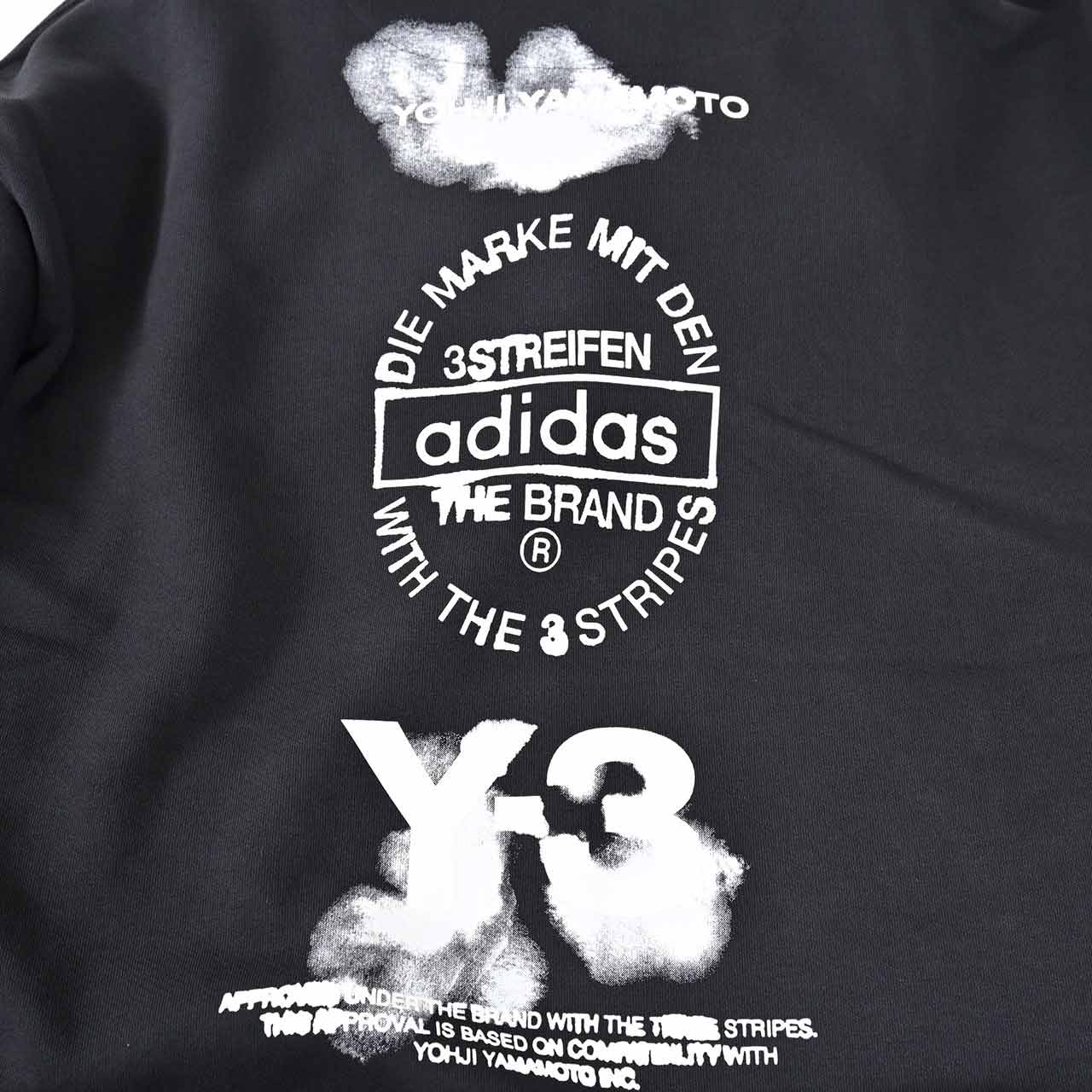 ワイスリー Y-3 パーカー Y-3 GRAPHIC HOODIE JX4748 ブラック 2025AW メンズ