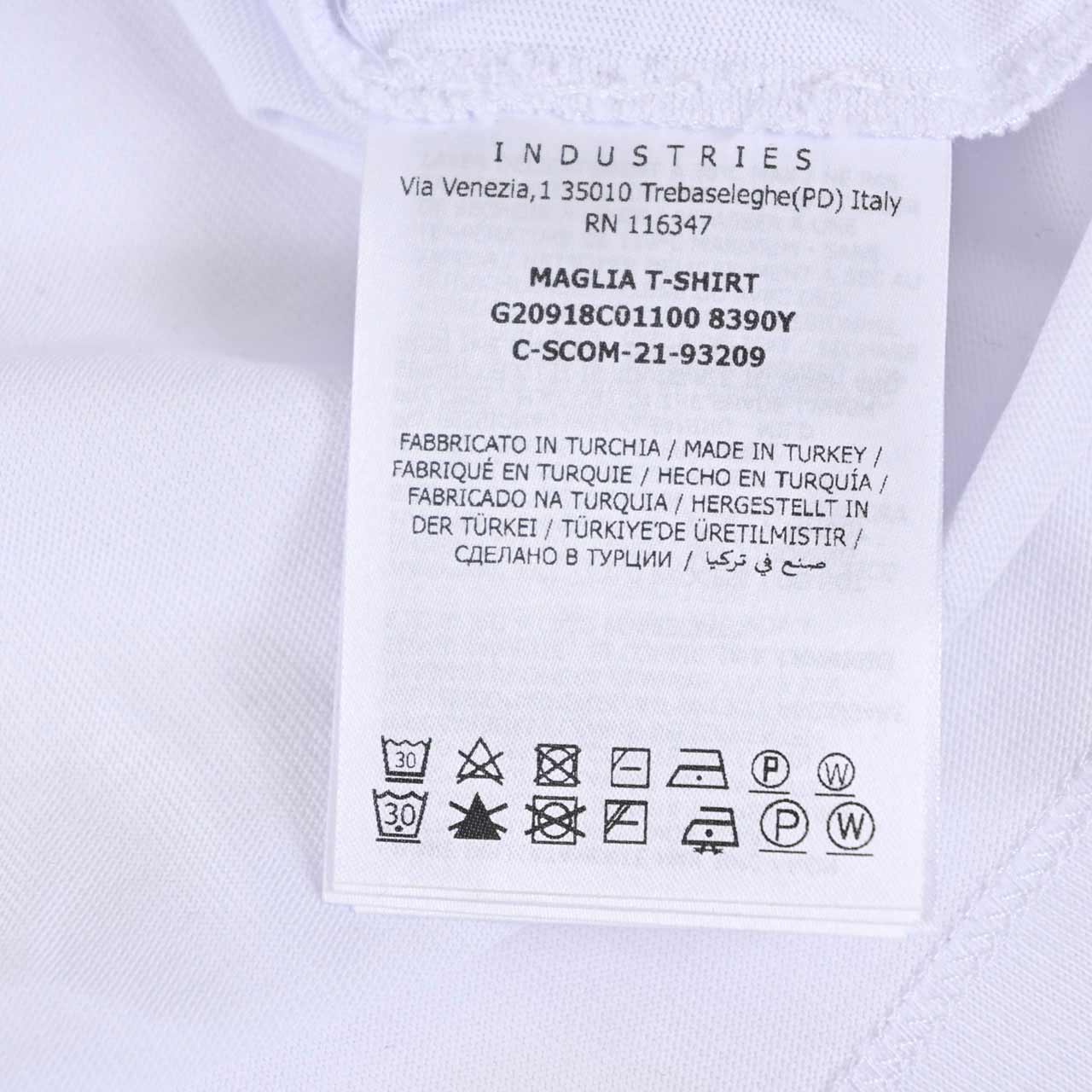 モンクレール MONCLER Tシャツ 8C01100 8390Y 001 ホワイト メンズ
