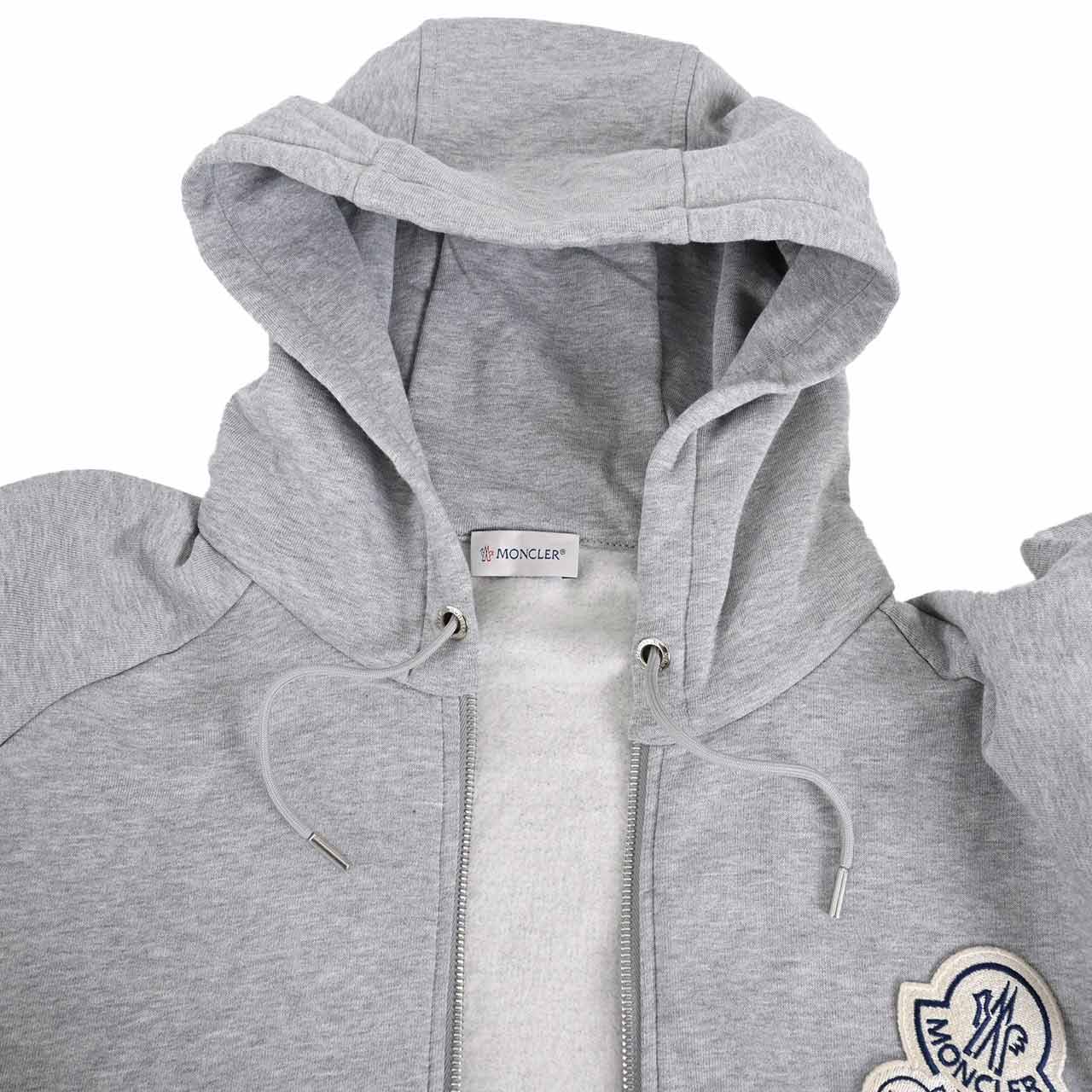 モンクレール MONCLER ジップアップパーカー 8G70300 V8101 984 グレー メンズ