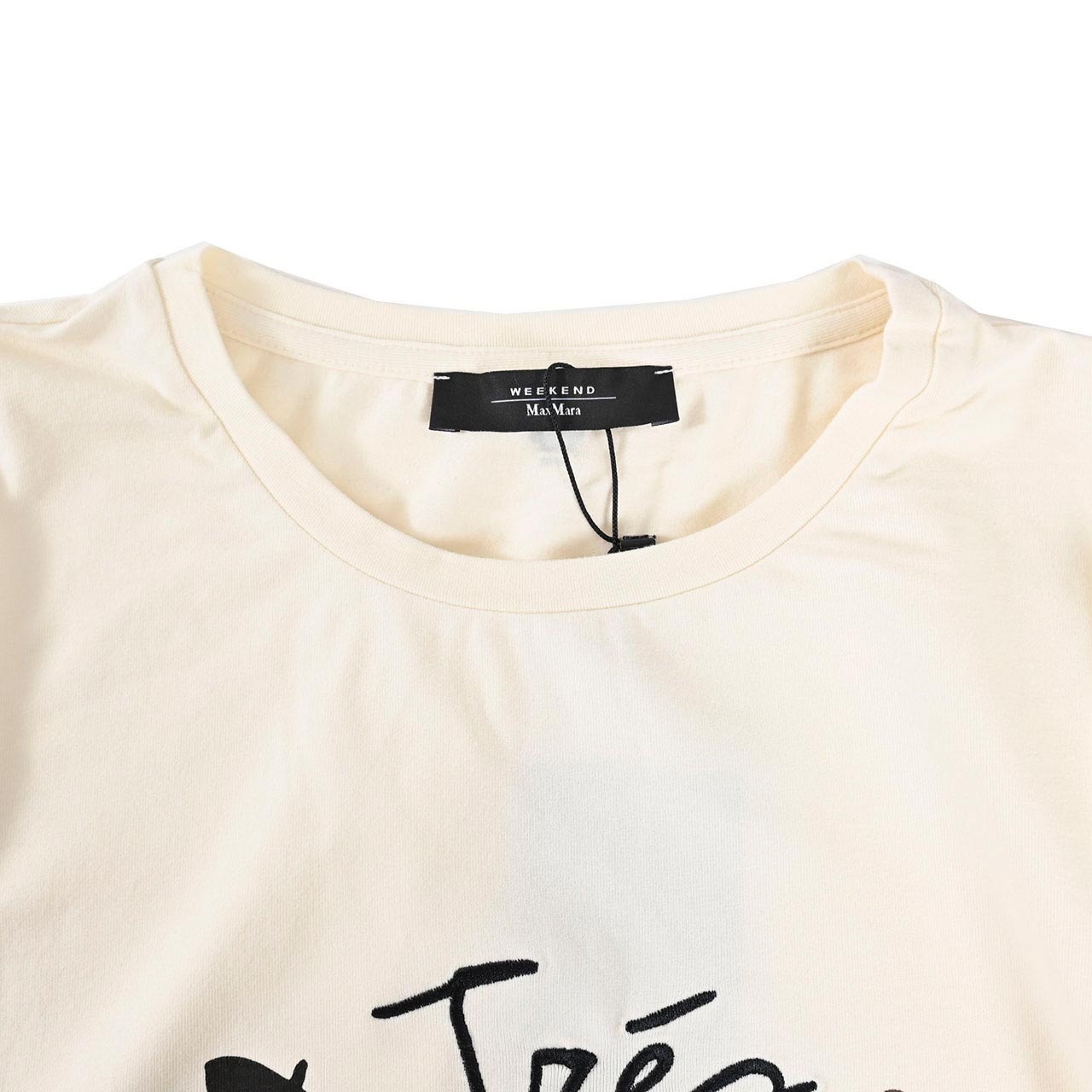 ウィークエンド マックスマーラ WEEKEND MAXMARA クルーネック長袖Tシャツ RENOIR 5946032600 008 クリーム 2025AW 2025年秋冬新作 レディース