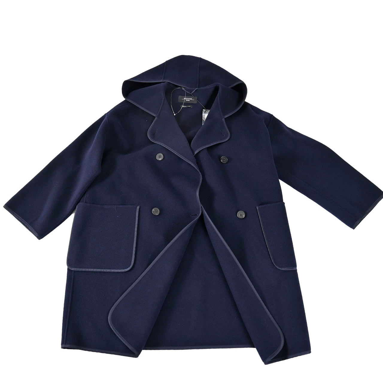 ウィークエンド マックスマーラ WEEKEND MAXMARA フード付コート BERGEN 5016032600 015 ネイビー 2025AW 2025年秋冬新作 レディース