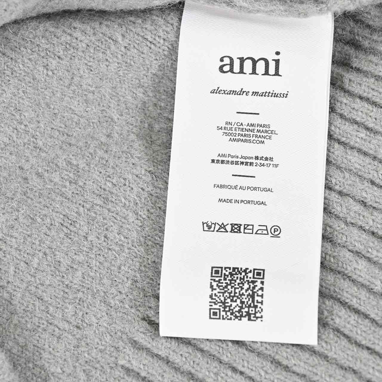 アミ AMI セーター UKS836.KN0135 058 グリーン メンズ