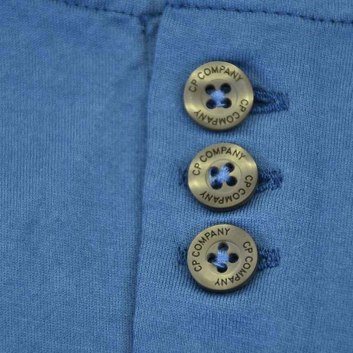 シーピーカンパニー マココットン Tシャツ C.P. Company 06CMTS090A MAKO COTTON ブルー 訳あり ワケアリ 【ラスト1点 Mサイズ】 【ワケアリ ポッキリセール】