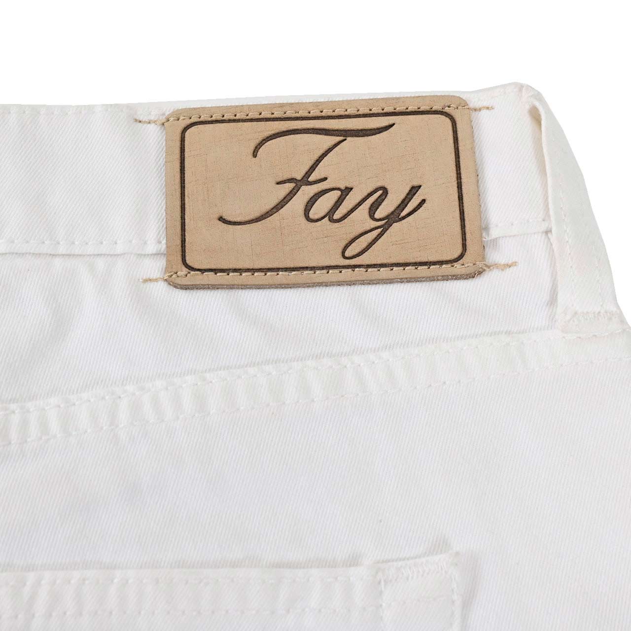フェイ FAY パンツ NTW 8217512T ホワイト レディース 【ラスト1点 フリーサイズ】 ワケアリ