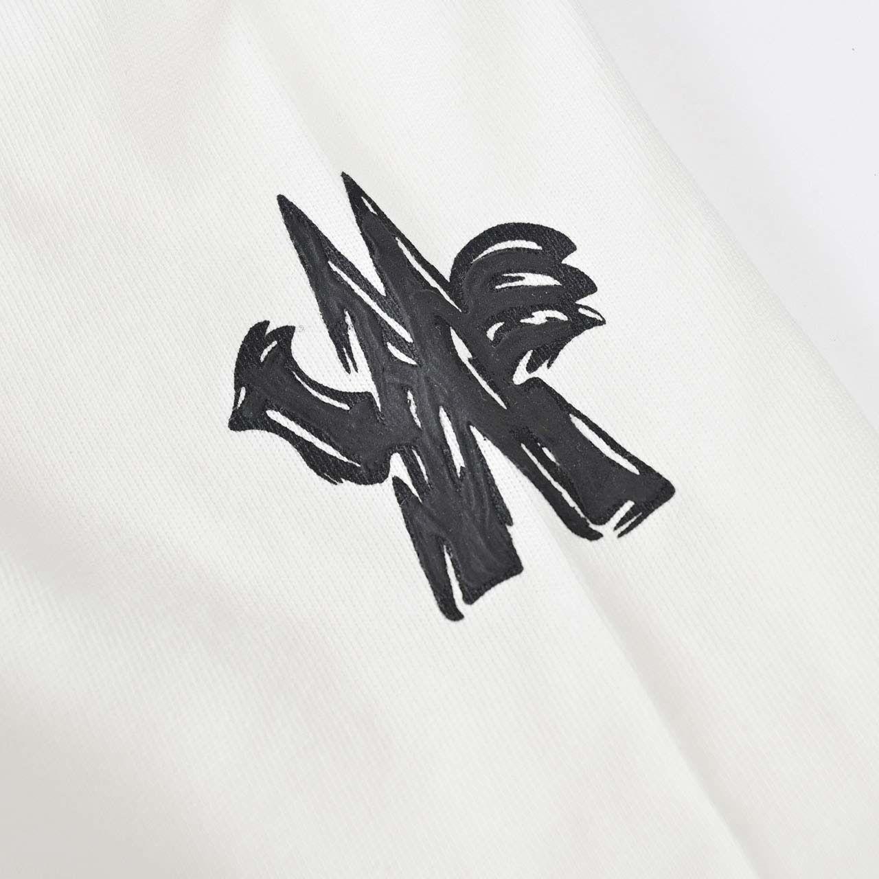 モンクレール MONCLER Tシャツ 8D00004 8390T 001 ワケアリ ホワイト メンズ 【ラスト1点】