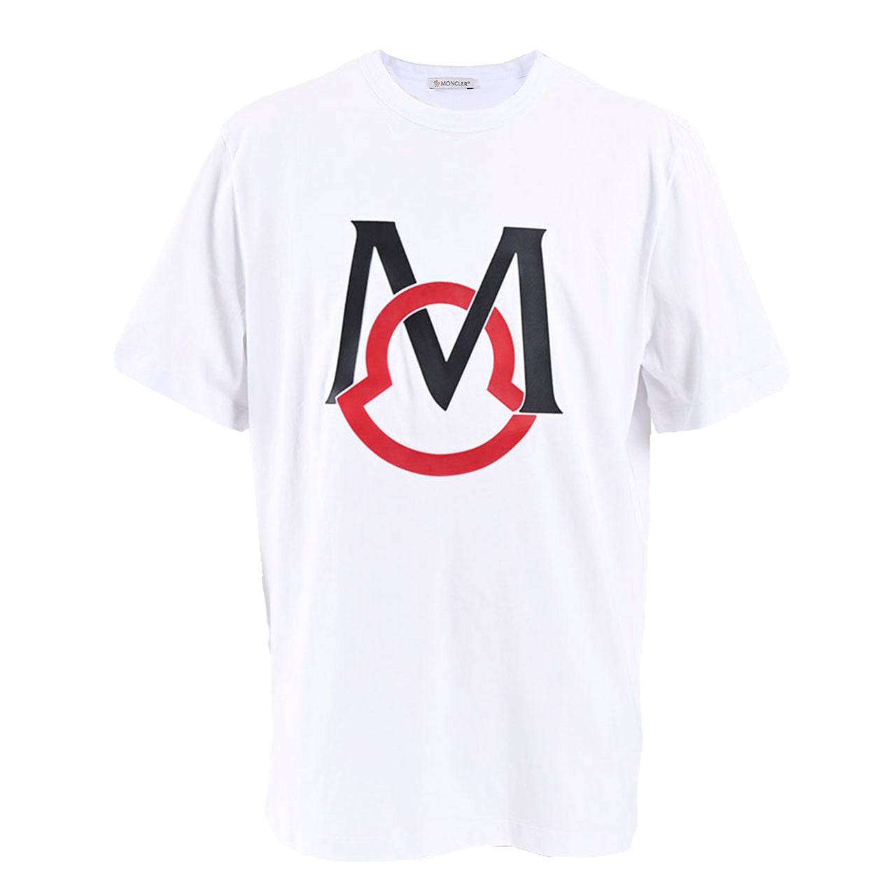 モンクレール MONCLER Tシャツ 8C7E120 8390T 080 ワケアリ ホワイト メンズ【ラスト1点】 アウトレット 【訳ありセール 処分価格】 ポッキリ
