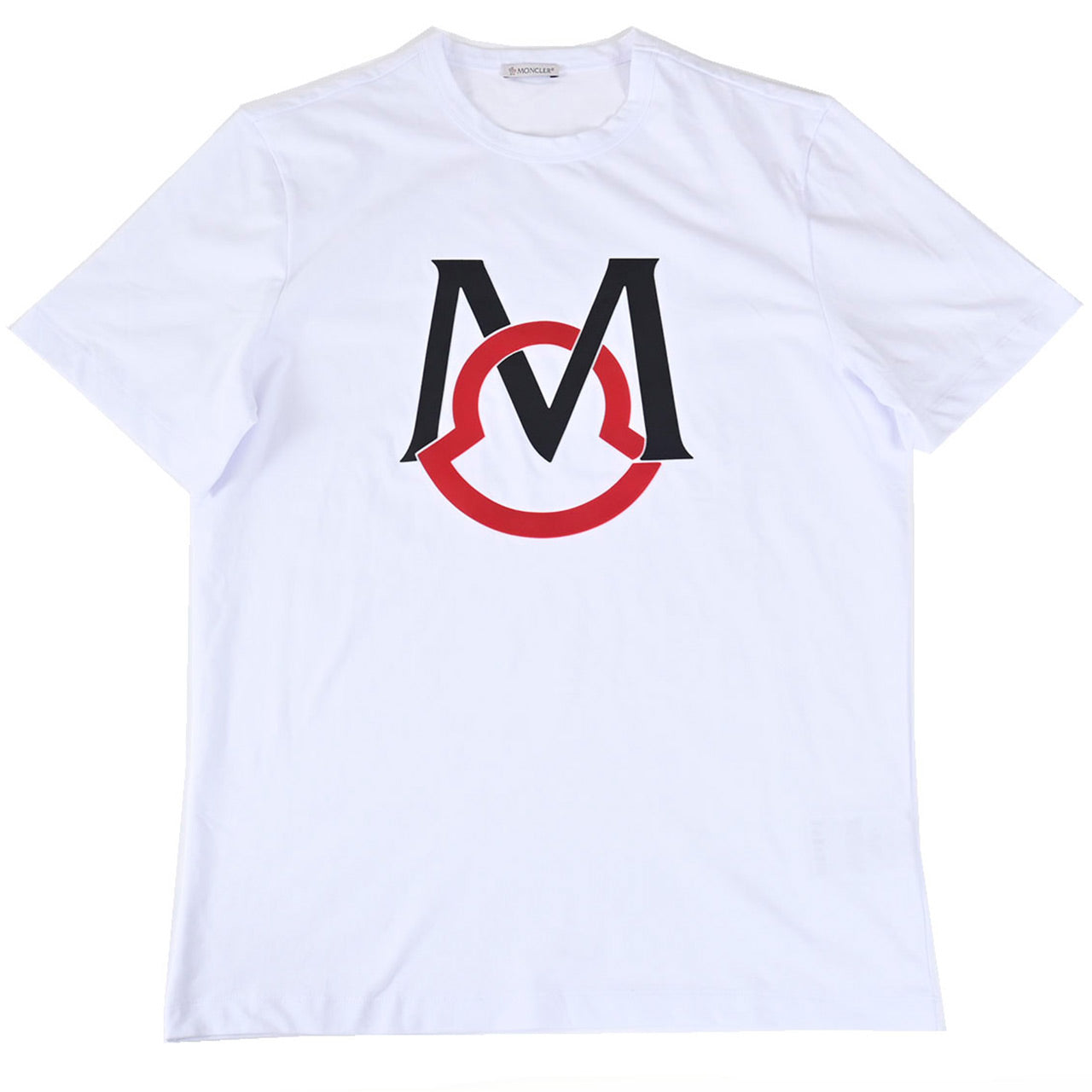 モンクレール MONCLER Tシャツ 8C7E120 8390T 080 ワケアリ ホワイト メンズ【ラスト1点】 アウトレット 【訳ありセール 処分価格】 ポッキリ