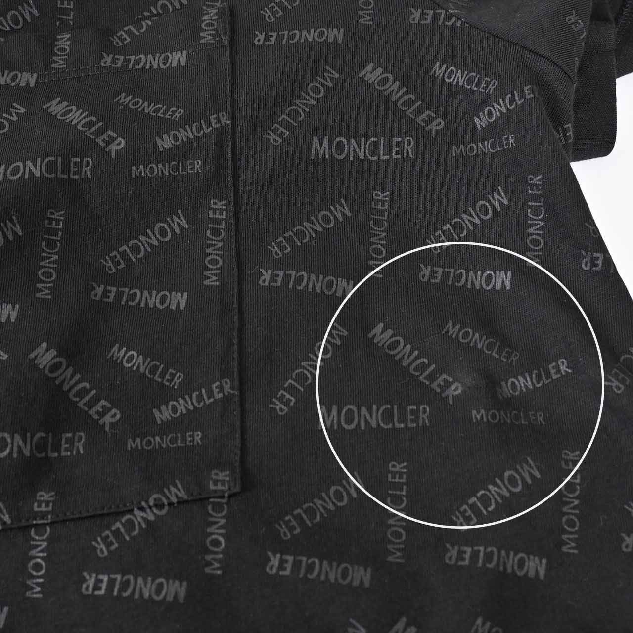 モンクレール MONCLER Tシャツ 8C00040 829H8 999 ワケアリ ブラック レディース