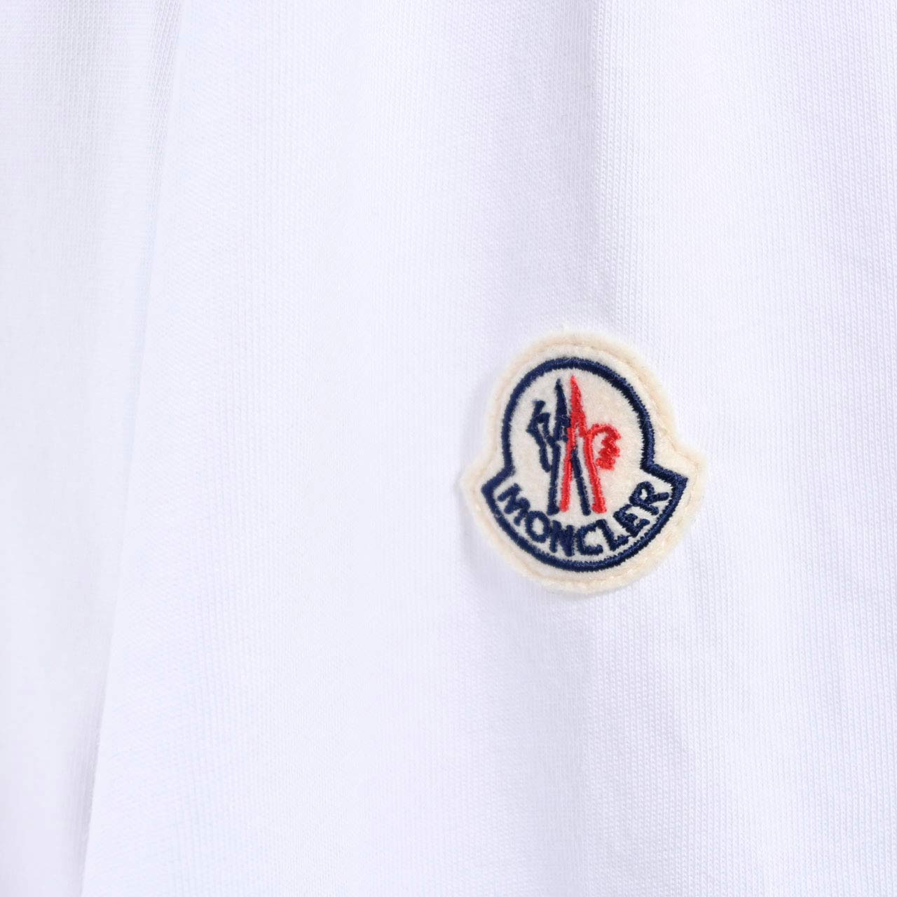モンクレール MONCLER クルーネック半袖Tシャツ 8C00146 829H8 001 ワケアリ ホワイト レディース