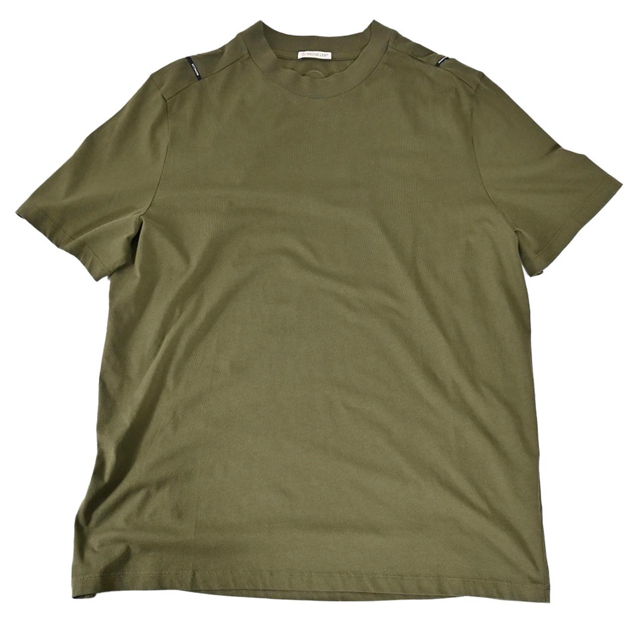 モンクレール MONCLER クルーネック半袖Tシャツ 8C01160 8390Y 880 ワケアリ グリーン メンズ