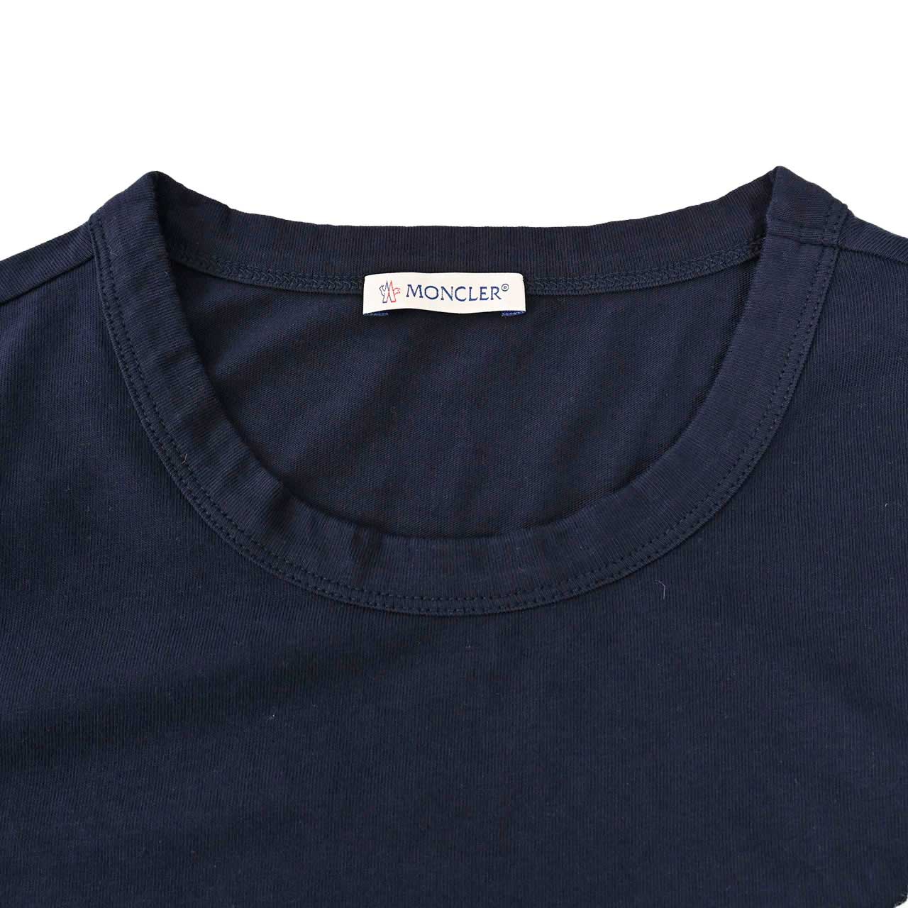 モンクレール MONCLER Tシャツ 8C00022 8390T 778 ワケアリ ネイビー メンズ