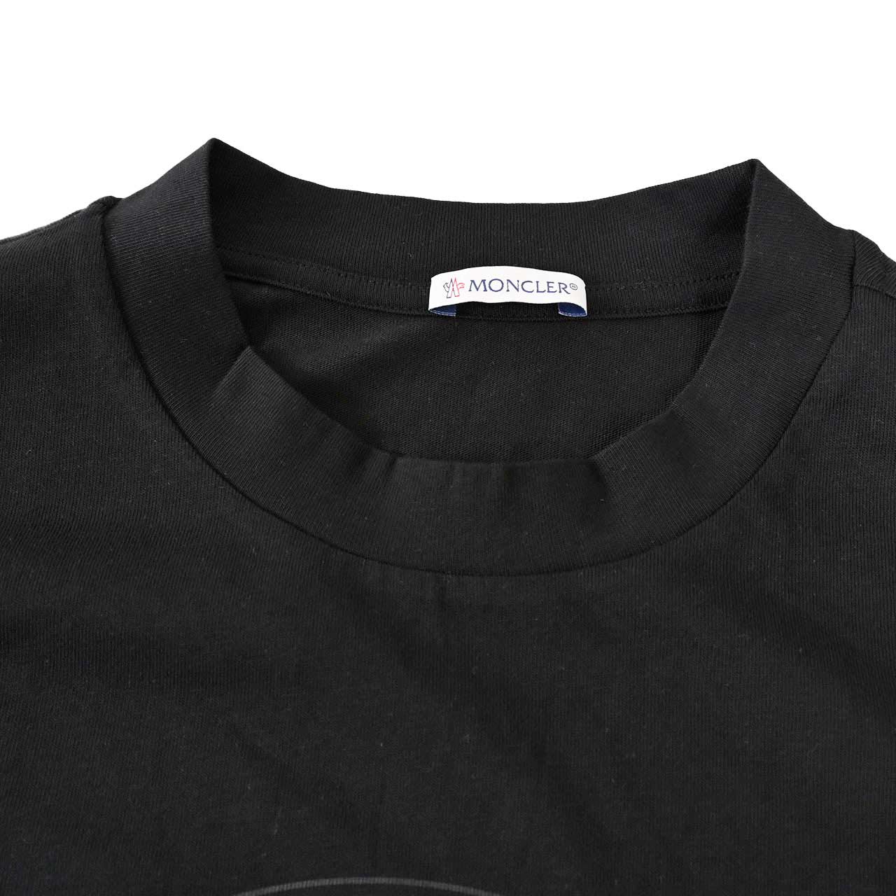 モンクレール MONCLER Tシャツ 8C00015 8390T 999 ワケアリ ブラック メンズ