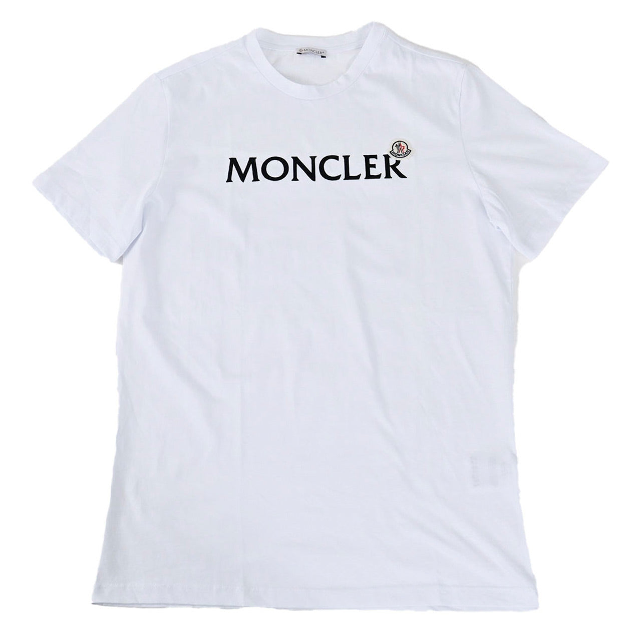 モンクレール MONCLER クルーネック半袖Tシャツ 8C00022 8390T 001 ワケアリ ホワイトメンズ