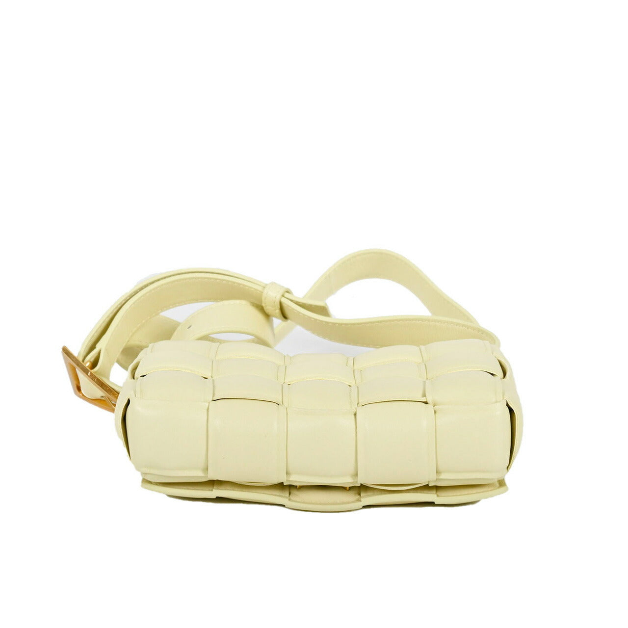 ボッテガ ヴェネタ BOTTEGA VENETA ショルダーバッグ スモール パデッド カセット 717506 VCQR1 7406 ワケアリ イエロー レディース