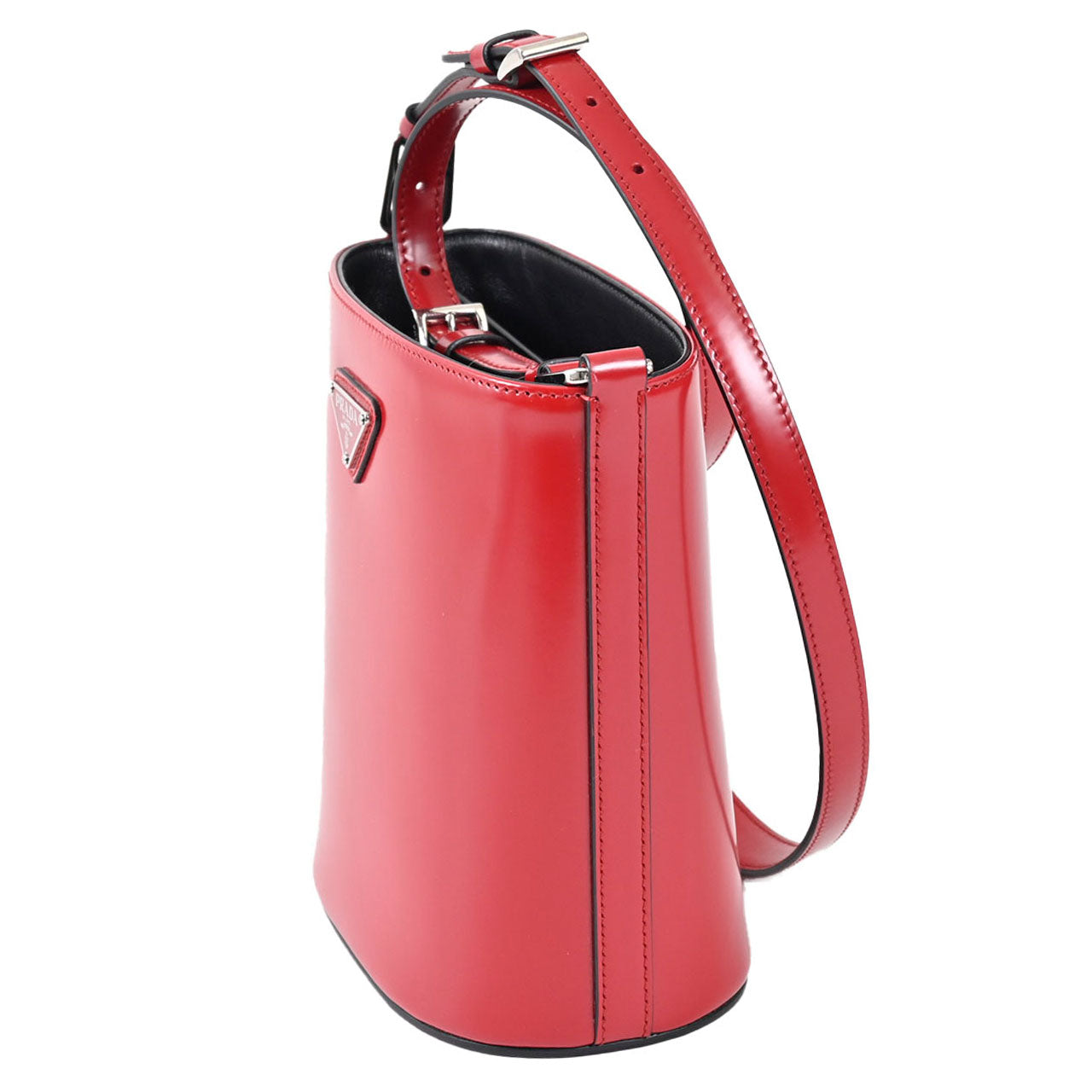 プラダ PRADA ハンドバッグ 1BE059VHOO ZO6 F0KY0 ワケアリ レッド レディース アウトレット 【訳ありセール 処分価格】 ポッキリ