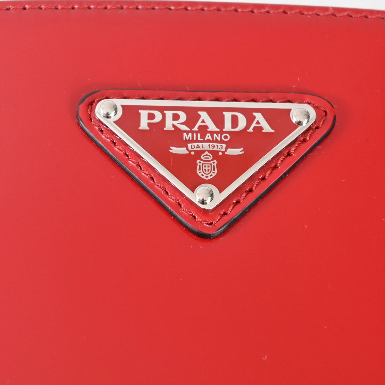 プラダ PRADA ハンドバッグ 1BE059VHOO ZO6 F0KY0 ワケアリ レッド レディース アウトレット 【訳ありセール 処分価格】 ポッキリ