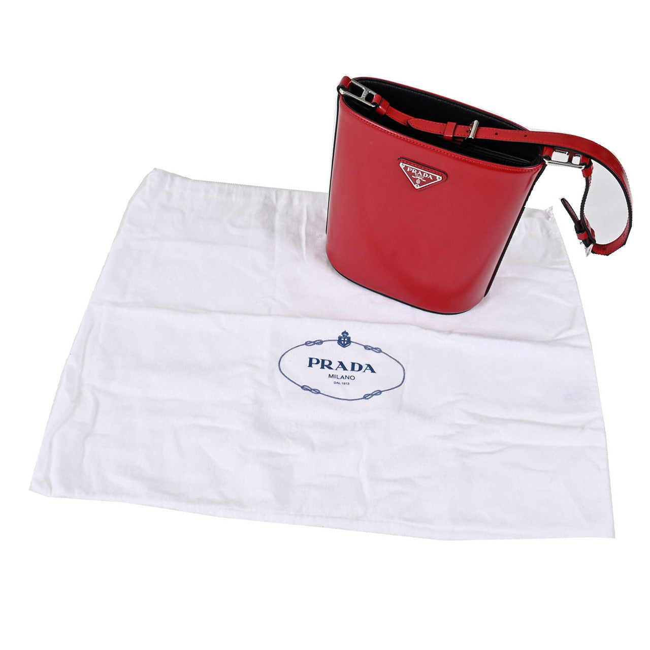 プラダ PRADA ハンドバッグ 1BE059VHOO ZO6 F0KY0 ワケアリ レッド レディース アウトレット 【訳ありセール 処分価格】 ポッキリ