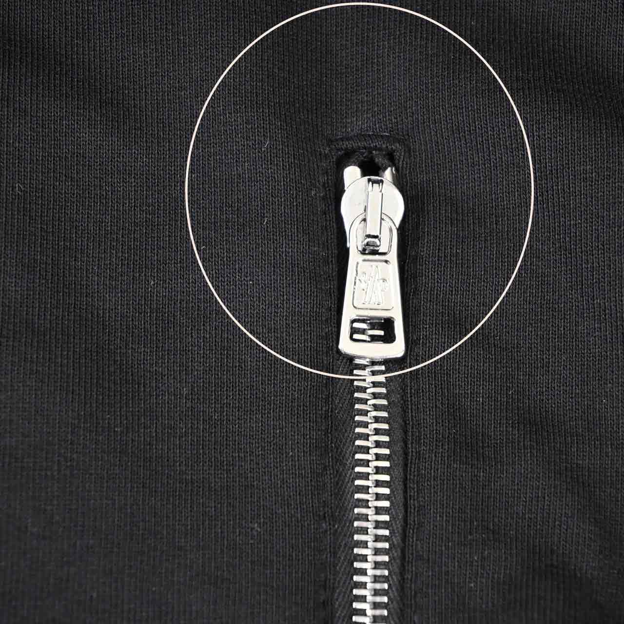 モンクレール MONCLER ジップアップパーカー D2 091 8401000 80451 999 ワケアリ ブラック メンズ