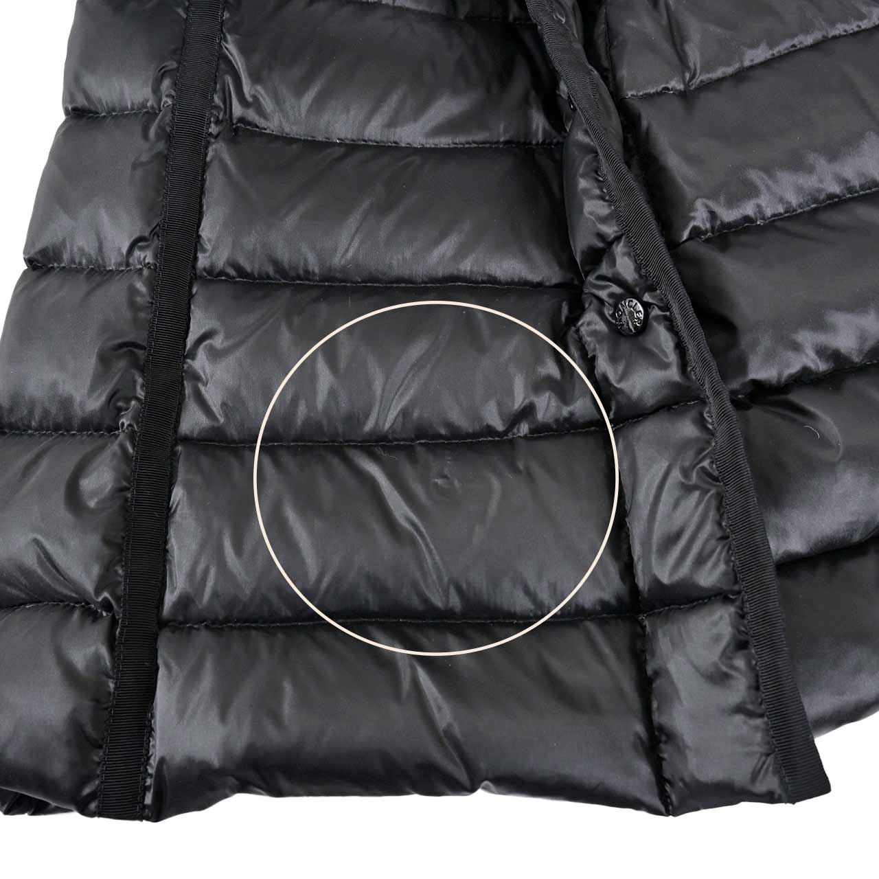 モンクレール MONCLER ダウンコート HERMIFUR 999 ワケアリ ブラック レディース 【新品 訳あり 返品交換不可】