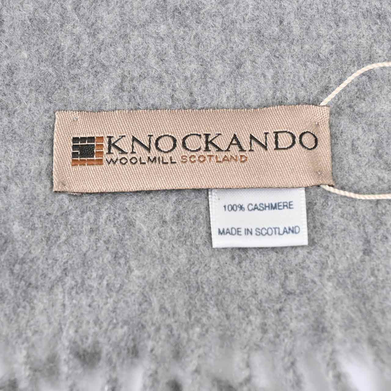 ノッカンドゥ KNOCKANDO ストール AC126-R1080 ライトグレー