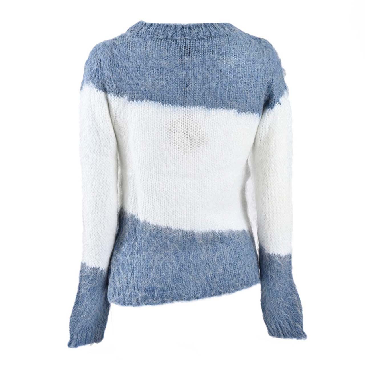 ジジル Jijil セーター RTW(MAGLIA)J2355 ホワイト/ブルー
