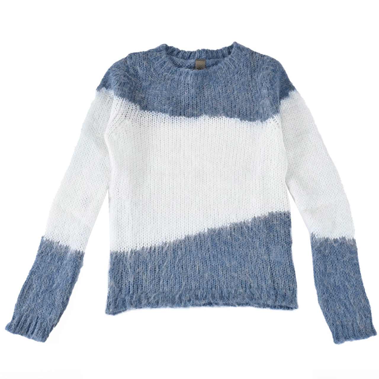 ジジル Jijil セーター RTW(MAGLIA)J2355 ホワイト/ブルー