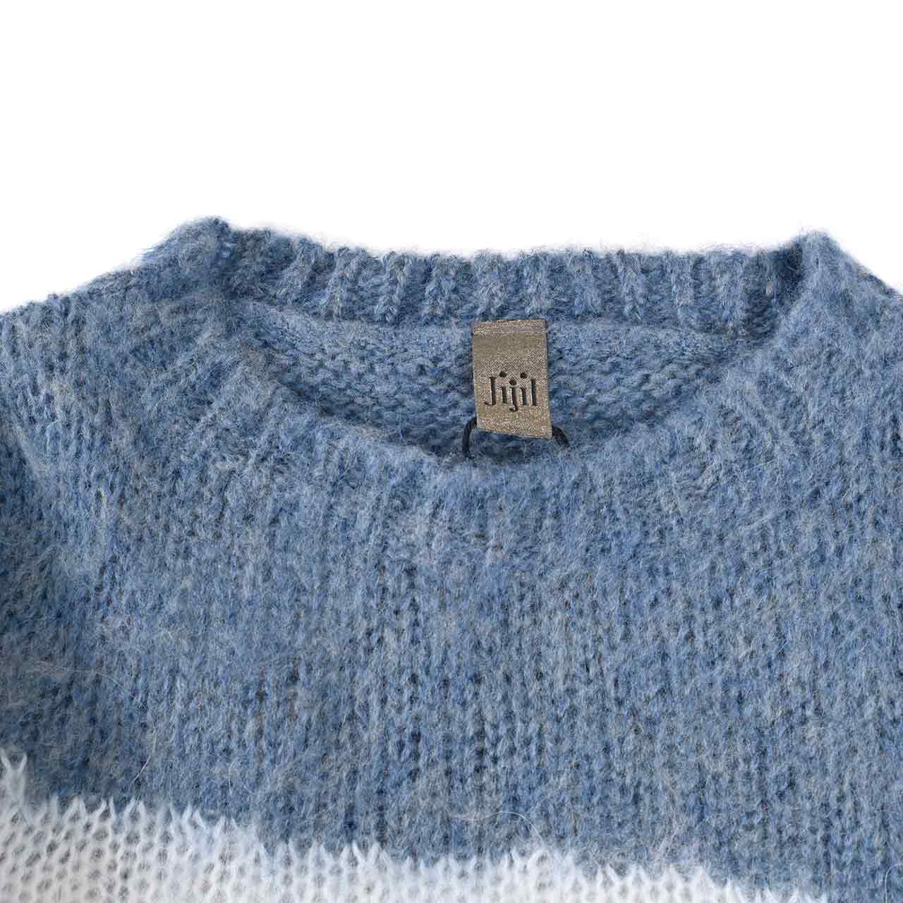 ジジル Jijil セーター RTW(MAGLIA)J2355 ホワイト/ブルー