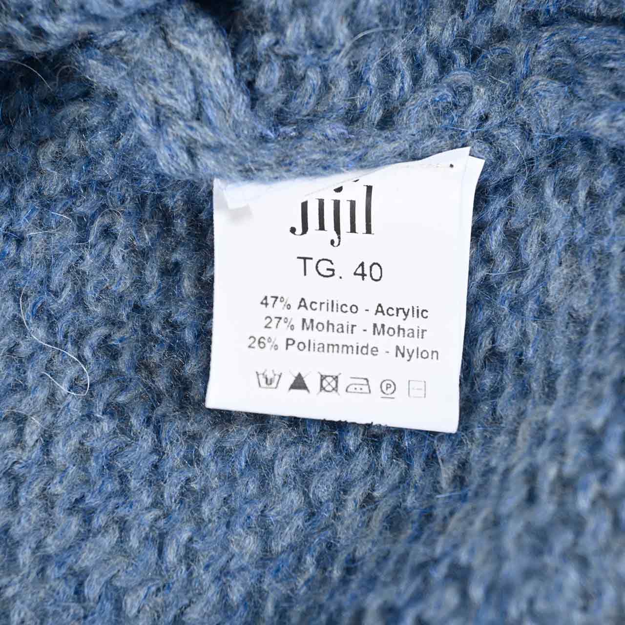 ジジル Jijil セーター RTW(MAGLIA)J2355 ホワイト/ブルー