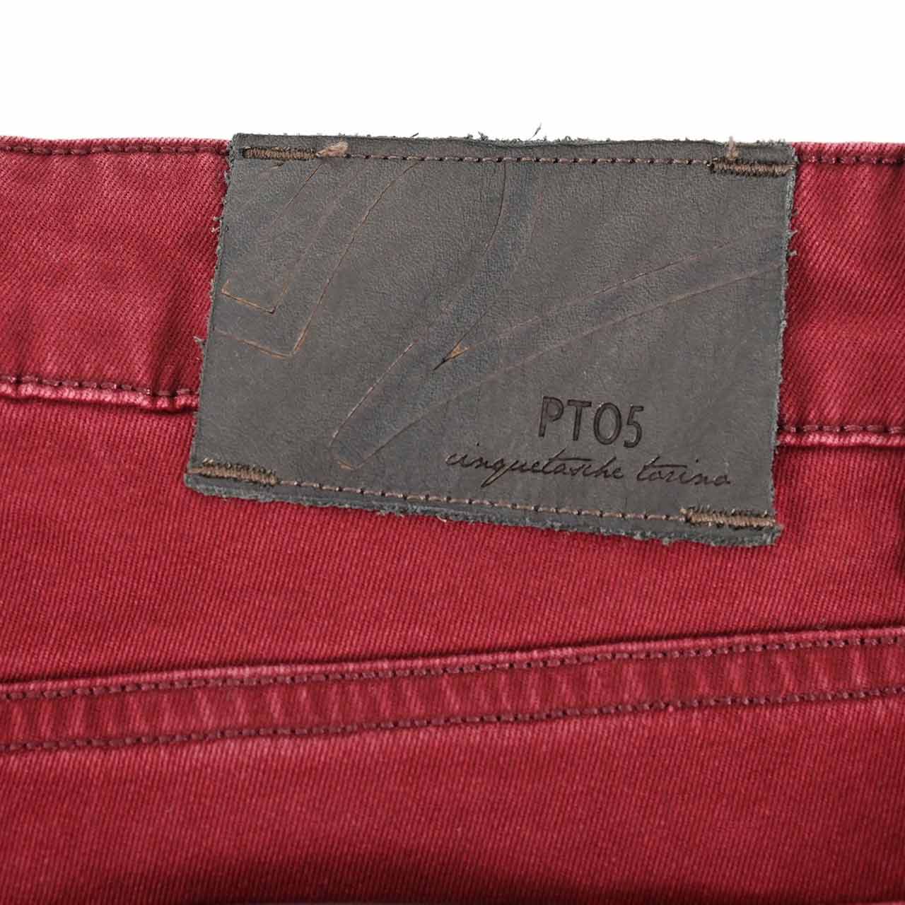 【期間限定SALE】 ピーティーゼロチンクエ PT05 パンツ TU10 C6 P6WL 0660 VAIL レッド メンズ 【ラスト1点 34サイズ】