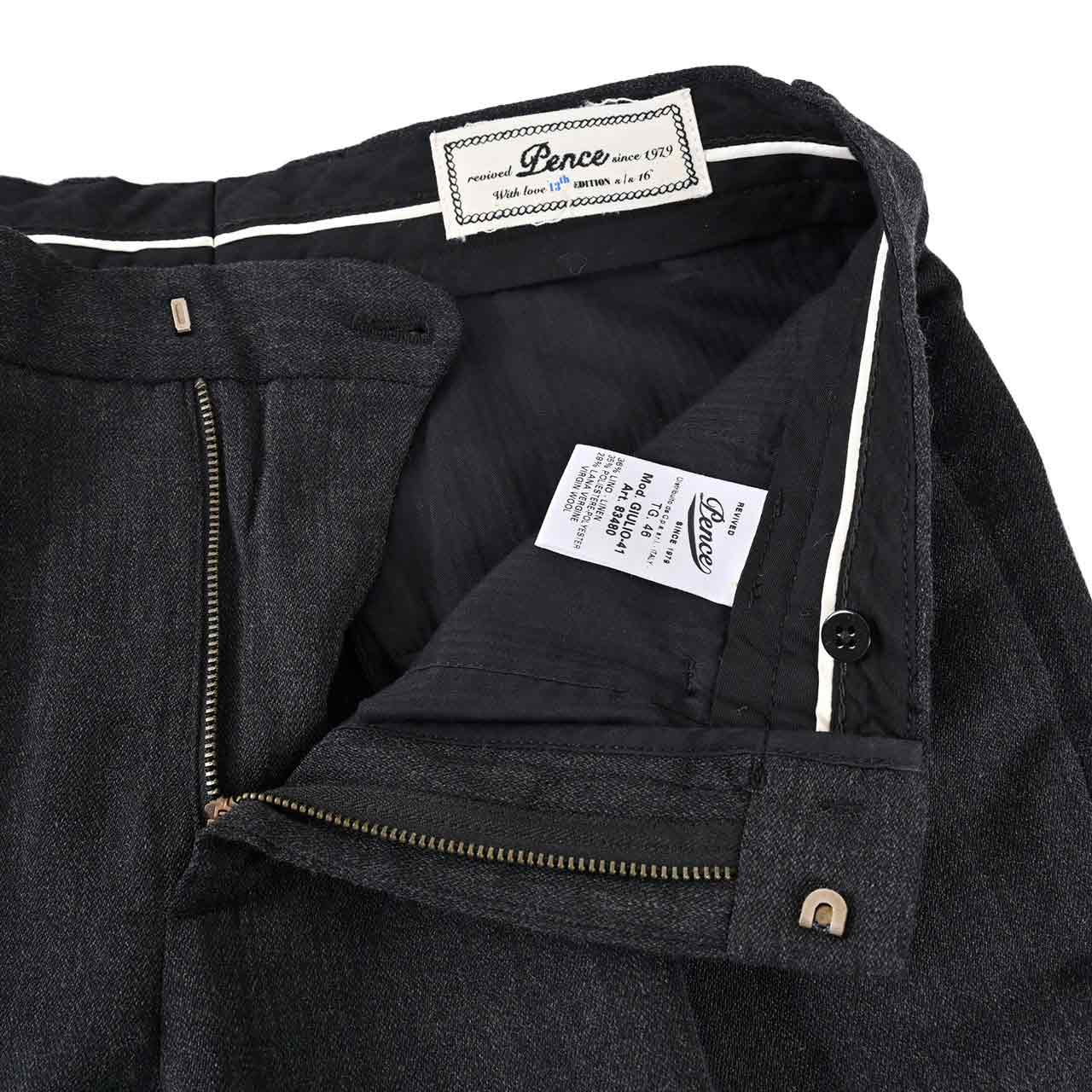 【期間限定SALE】 ペンス PENCE パンツ GIULIO 83480 138 グレー メンズ