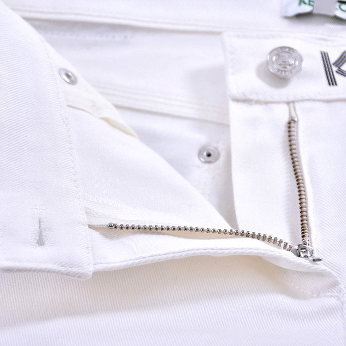 【期間限定SALE】 ケンゾー KENZO パンツ F752PA2506EH 01 ホワイト レディース 【ラスト1点 38サイズ】