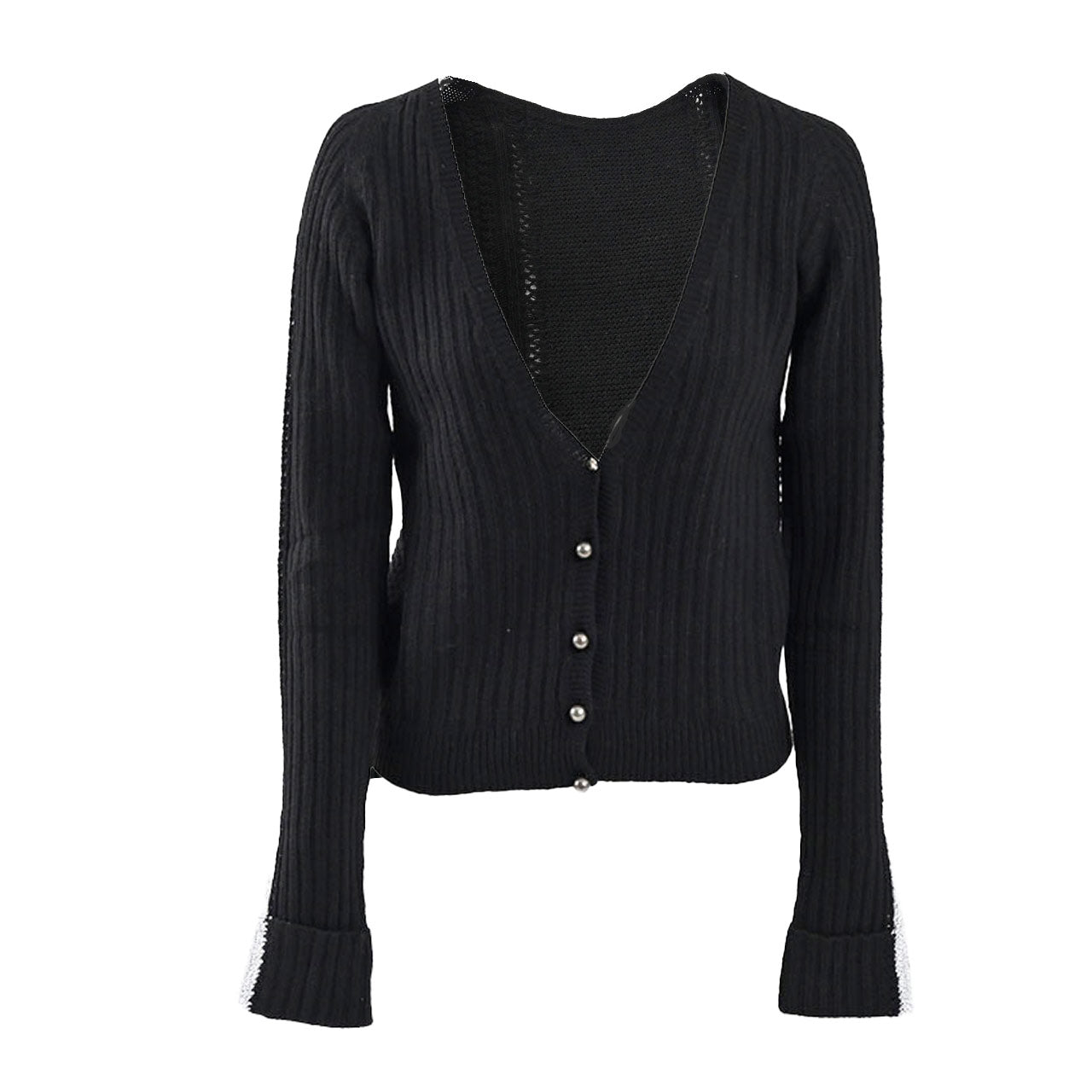 パトリツィアペペ PATRIZIA PEPE カーディガン 8M0527 A255K103 ブラック レディース カシミヤ 【ラスト1点 1サイズ】 【プライスダウン】